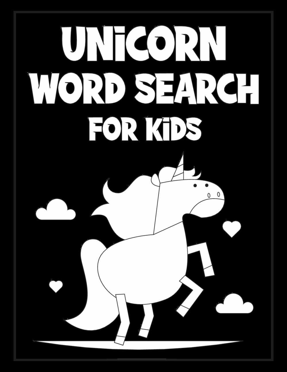 Unicorn Word Search For Kids